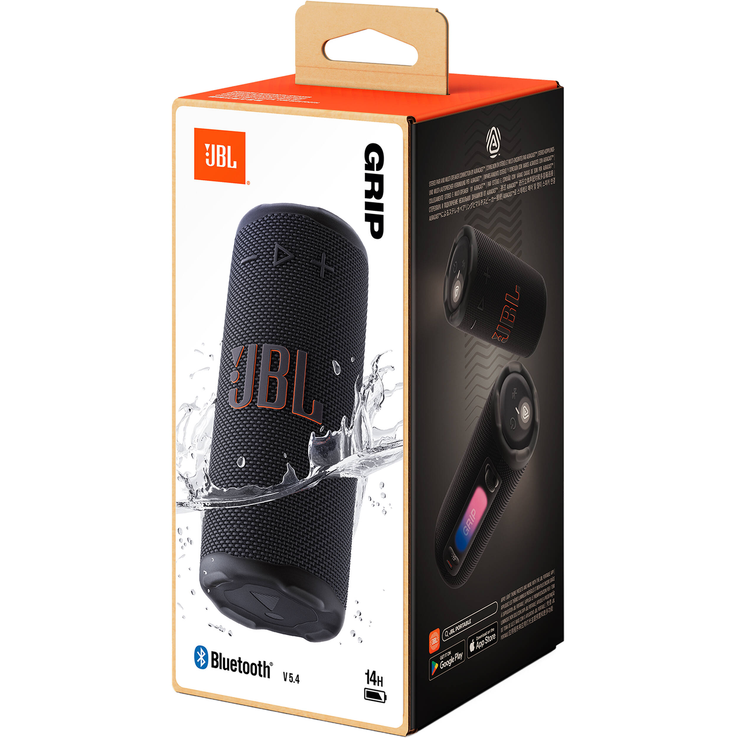JBL Grip Portable Bluetooth Speaker (Black) JBLGRIPBLKAM Greentoe