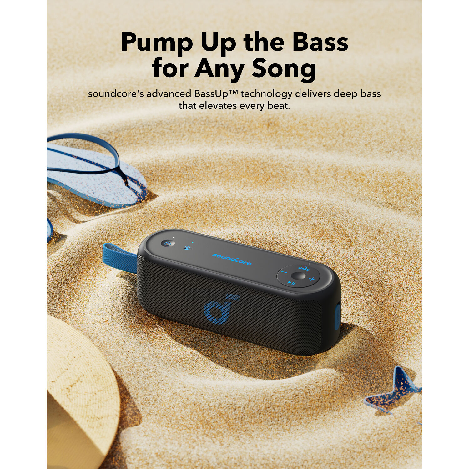Soundcore by Anker Select 3 Portable Waterproof A3172Z11 Greentoe