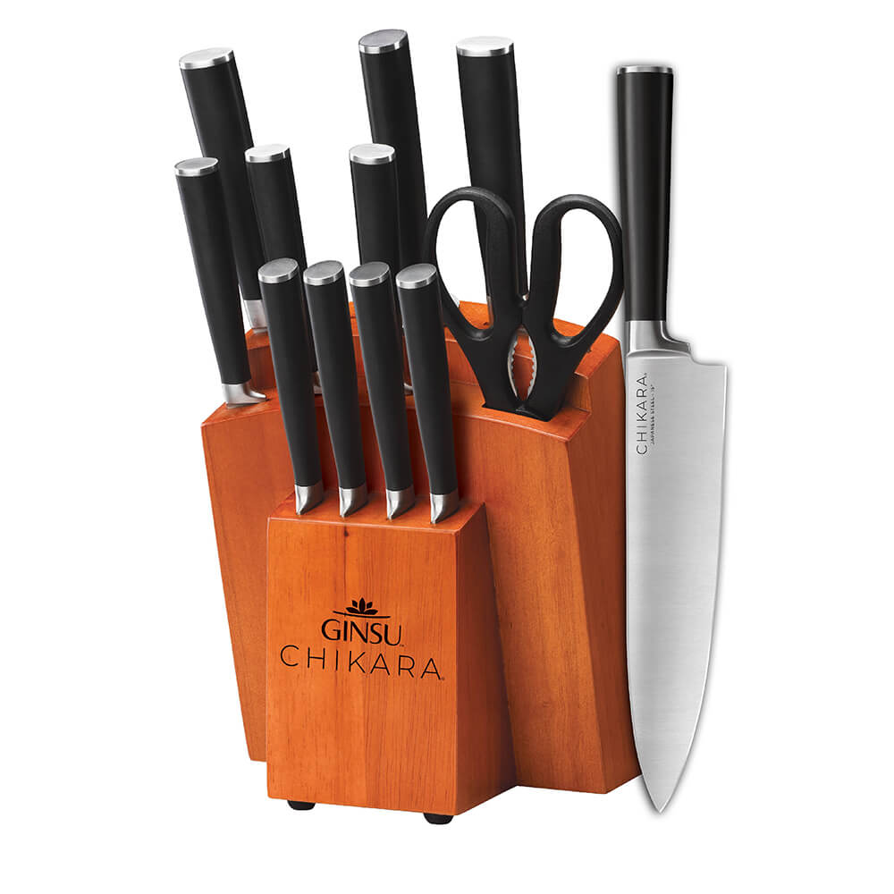 Ginsu Chikara 12 Piece Japanese Steel Knife Set