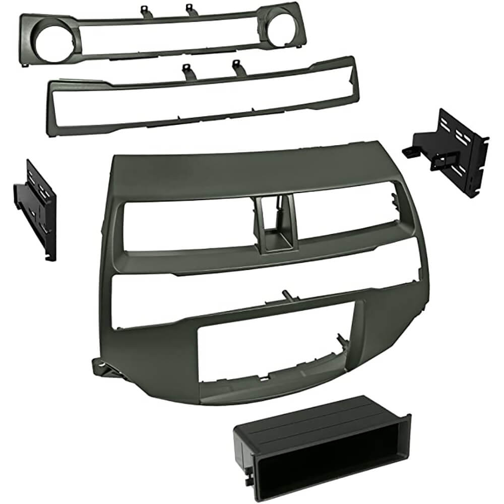 American International Single/Double DIN Gun Metallic Stereo Dash Kit for 2008-2012 Honda