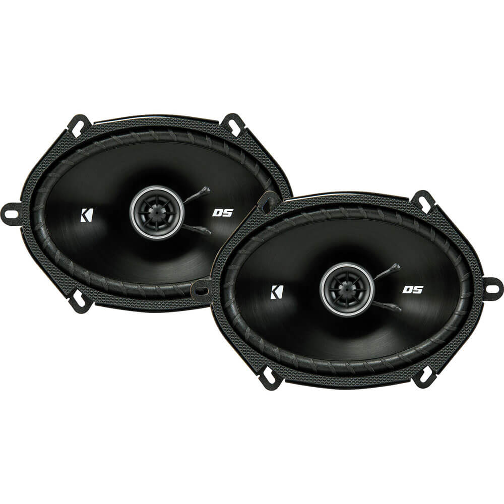 Kicker DS Series 6x8 2-way car speakers