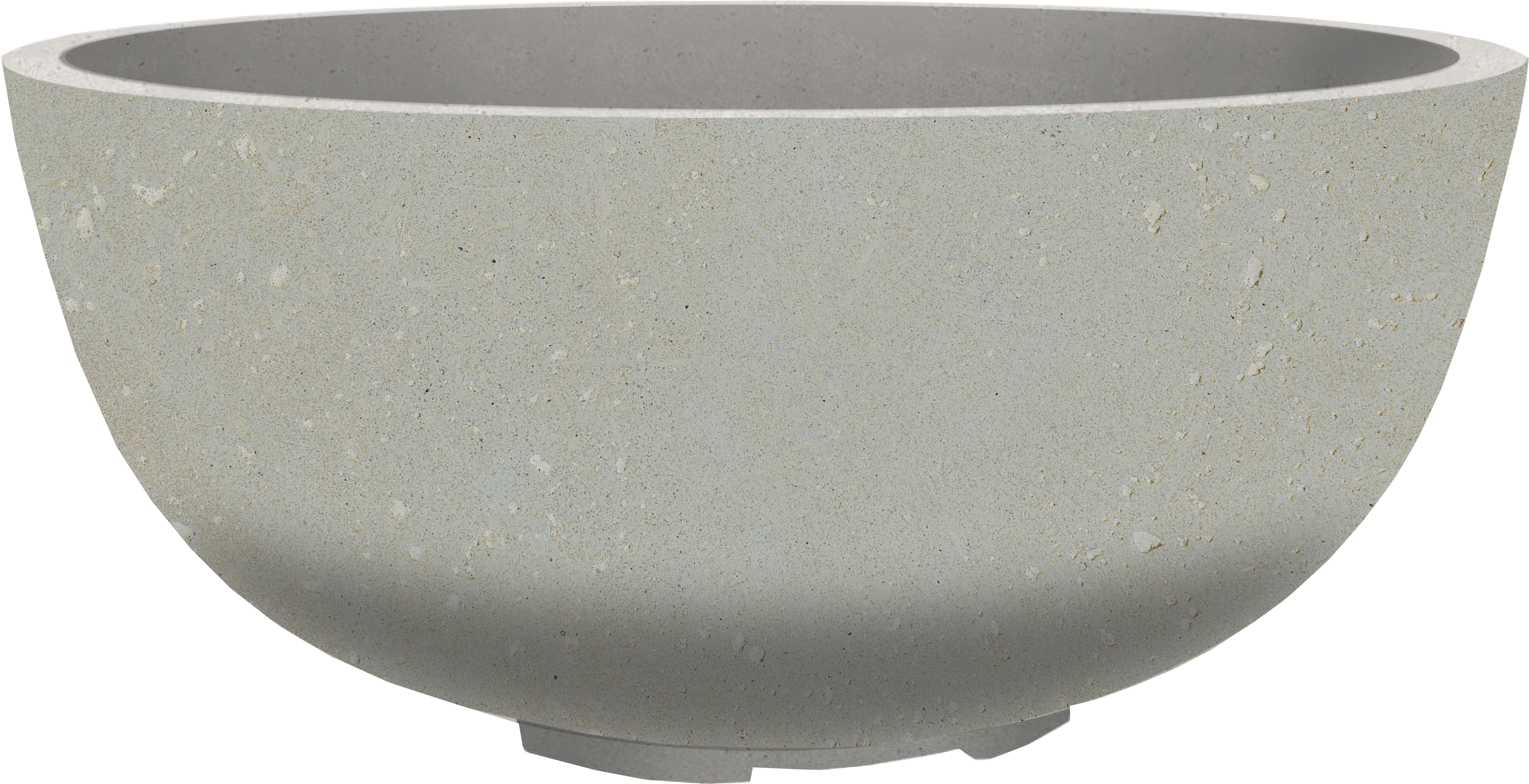 XO XOFBWL39LS 39 Inch Round Fire Bowl Limestone