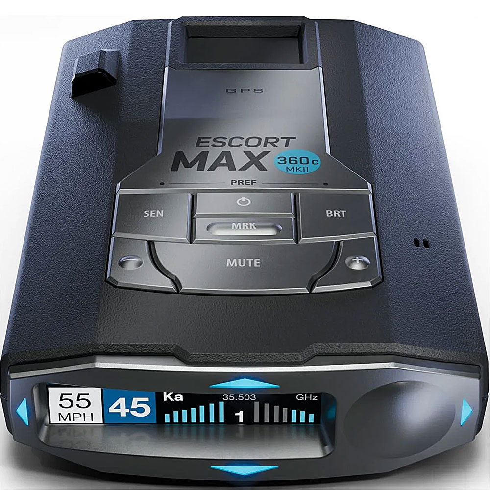 MAX 360c MKII Radar Detector with Dual-Band Wi-Fi, Bluetooth