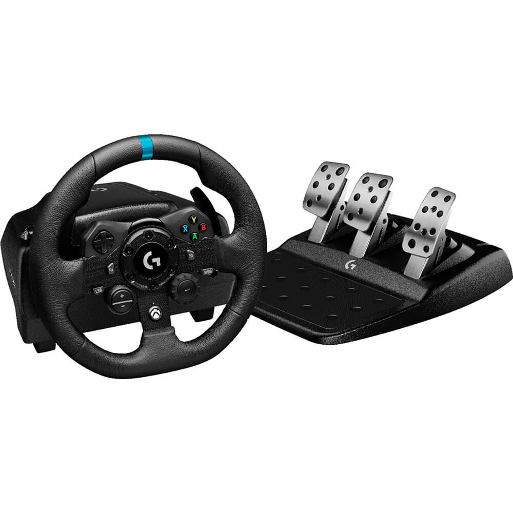 Logitech G923 Racing Wheel and Pedals for Xbox Series X|S, Xbox One and PC - Black