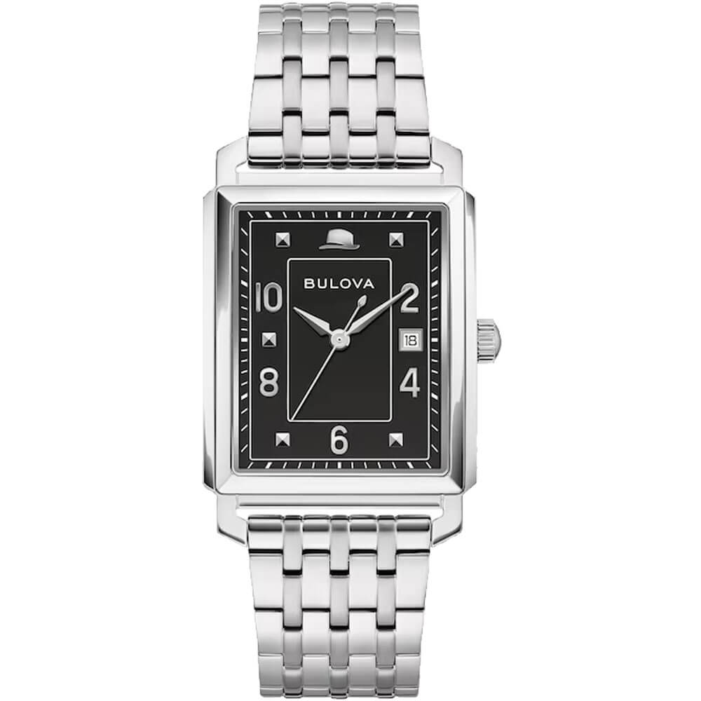 Bulova Frank Sinatra Collection The Very Thought Of You Quartz Watch - Stainless/Black