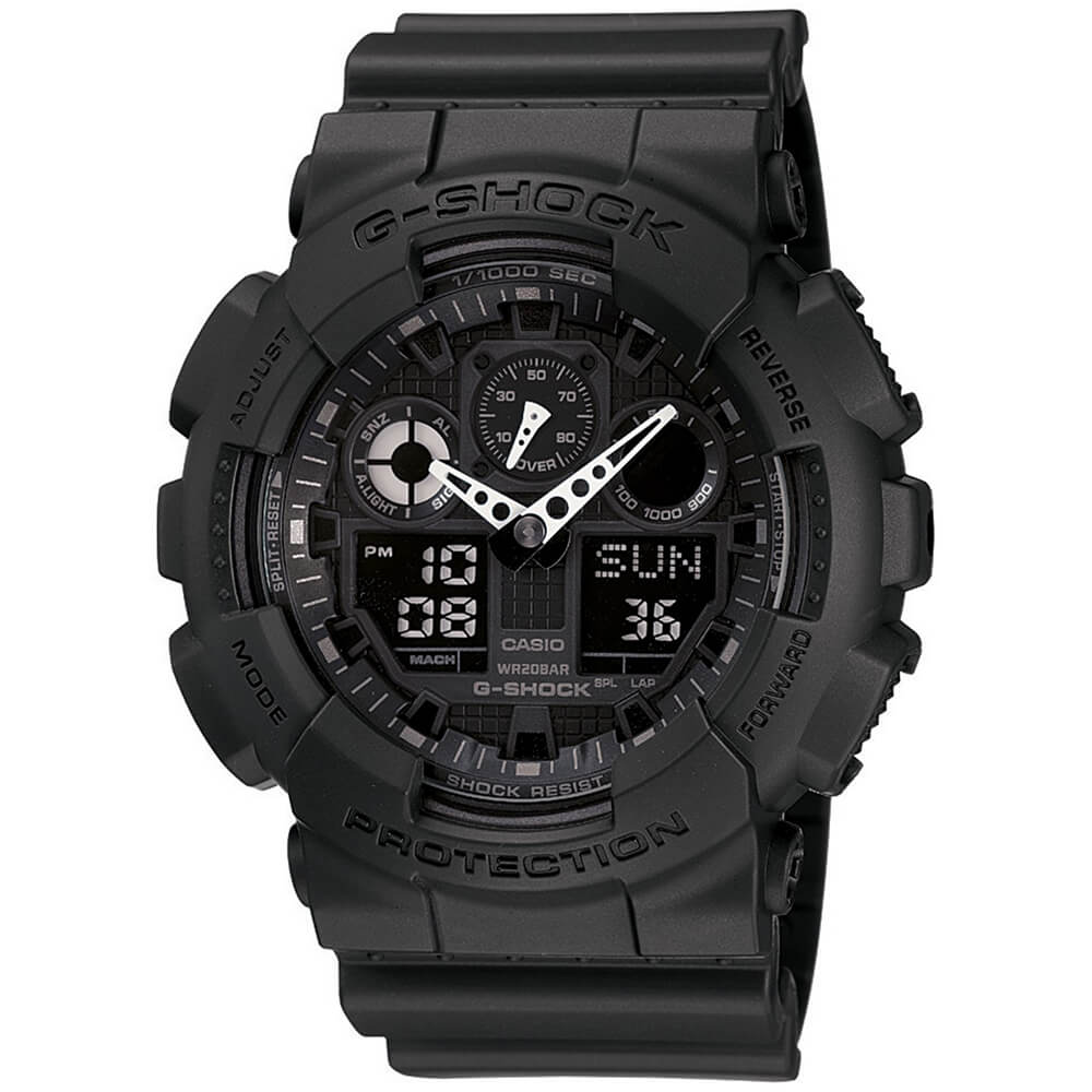 Casio Mens Black G-Shock Analog-Digital Watch