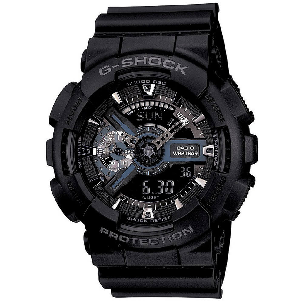 Casio Mens Black G-Shock Analog-Digital Watch
