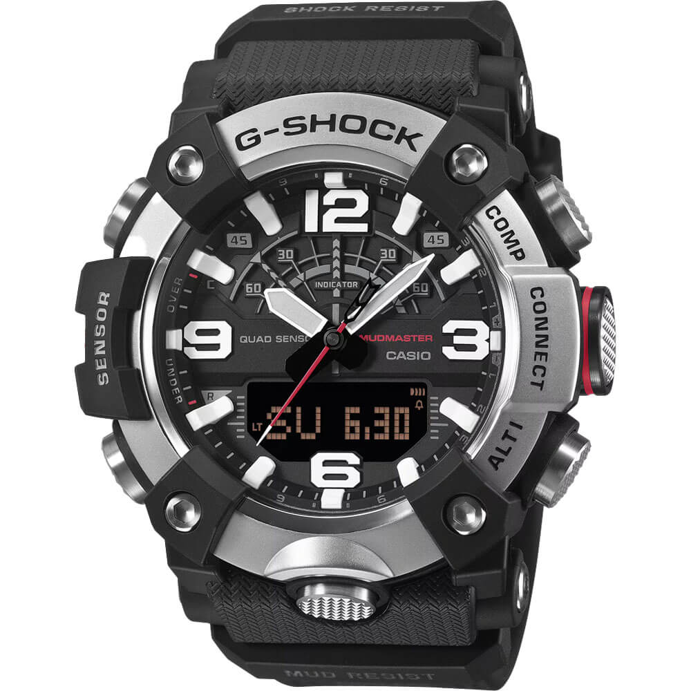 G-Shock Master of G Mudmaster Sports Quartz Watch - Black/Gray
