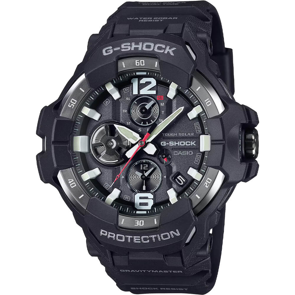 Mens G-Shock GravityMaster Solar Powered Bluetooth Analog Watch