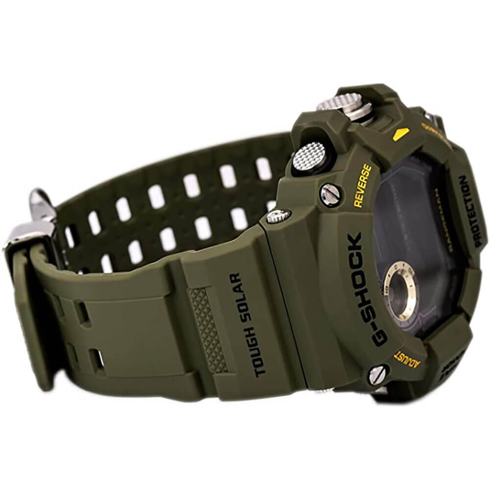 G-SHOCK GW-9400 カーキ レンジマン カシオ Amazon.com: Casio Rangeman GW9400-3 AS MB6 Twin Sensor Wristwatch
