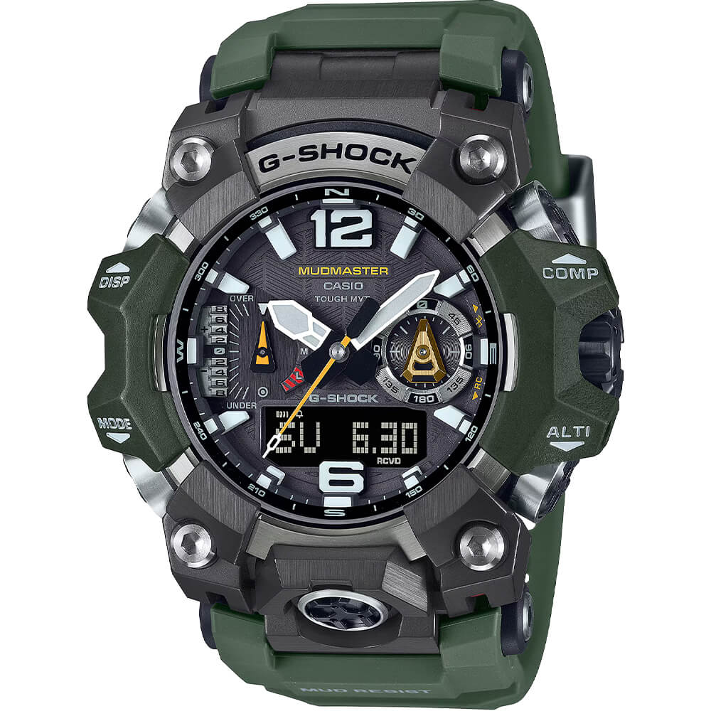 Mens G-Shock Bluetooth Mudmaster Watch - Green