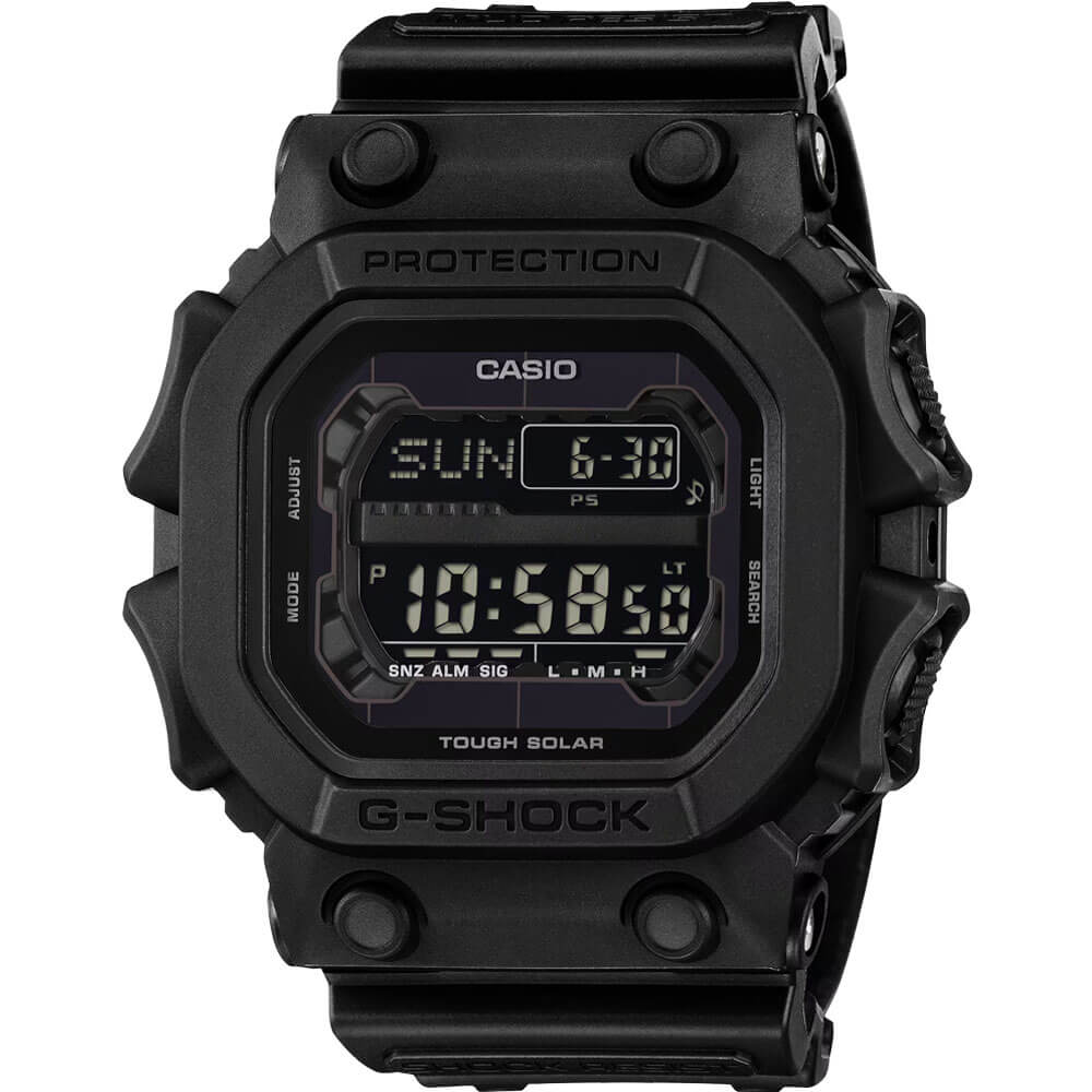Mens G-Shock Solar Analog-Digital Watch - Black