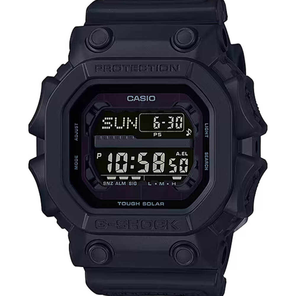 Mens G-Shock Solar Analog-Digital Watch - Black