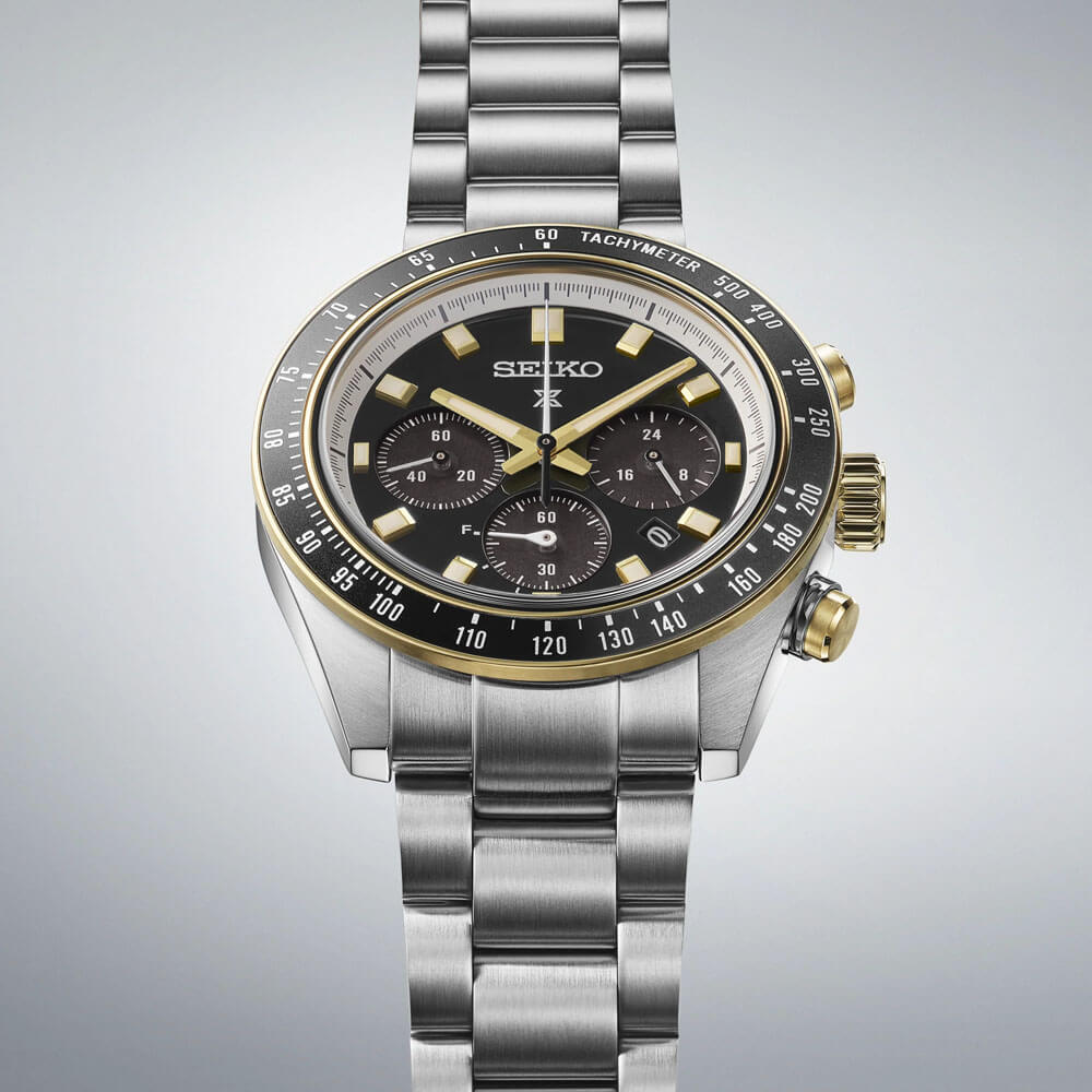 SSC941 Prospex Speedtimer Solar Chronograph Watch - Two Tone