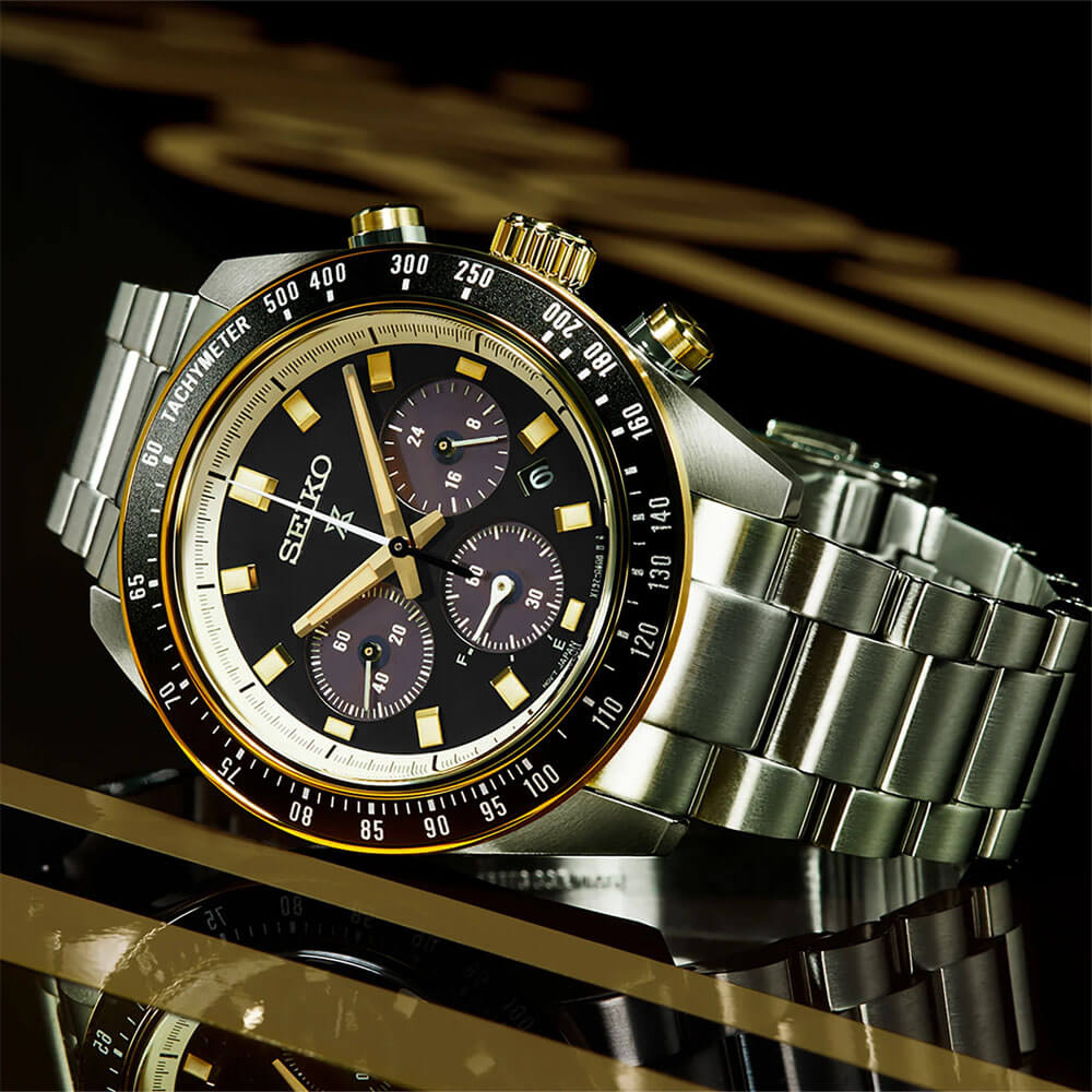SSC941 Prospex Speedtimer Solar Chronograph Watch - Two Tone
