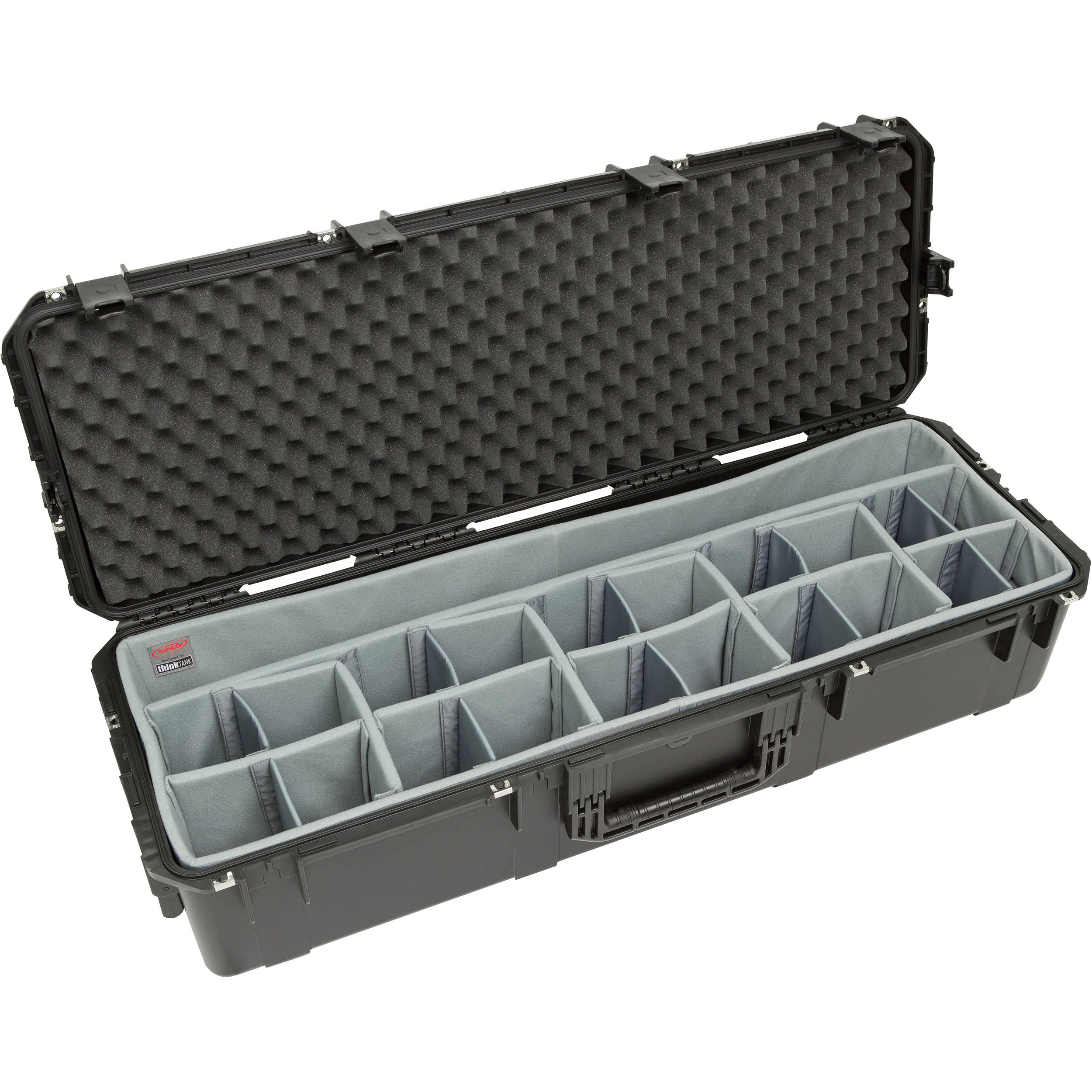 Skb iSeries 4414-10 Case with Think Tank Photo Dividers & Lid Foam (Black)