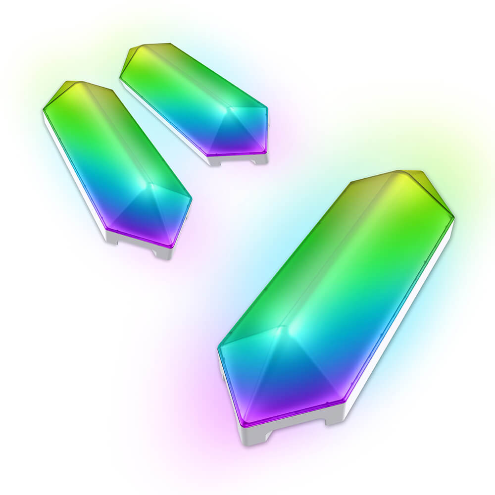 Monster Smart Modular 3D LED Art Panels, 3 Panel Starter Kit