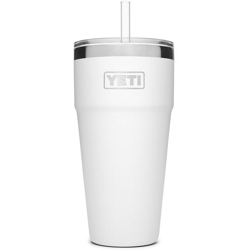 Yeti Rambler 26 oz. Stackable Cup with Straw Lid - Black