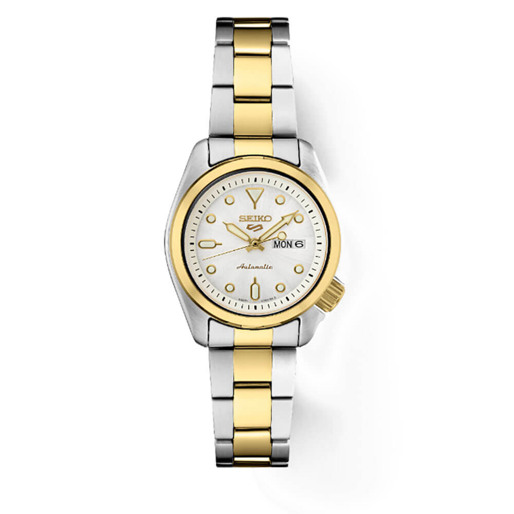 Seiko 5 Womens Sports Collection Watch - Stainless Steel/Gold