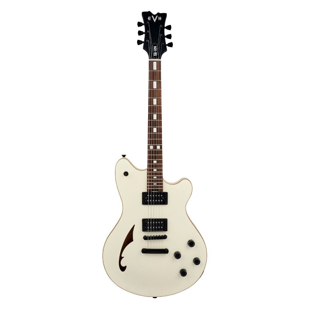 EVH SA 126 Standard Satin Vintage White Electric Guitar with Nyatoh Body