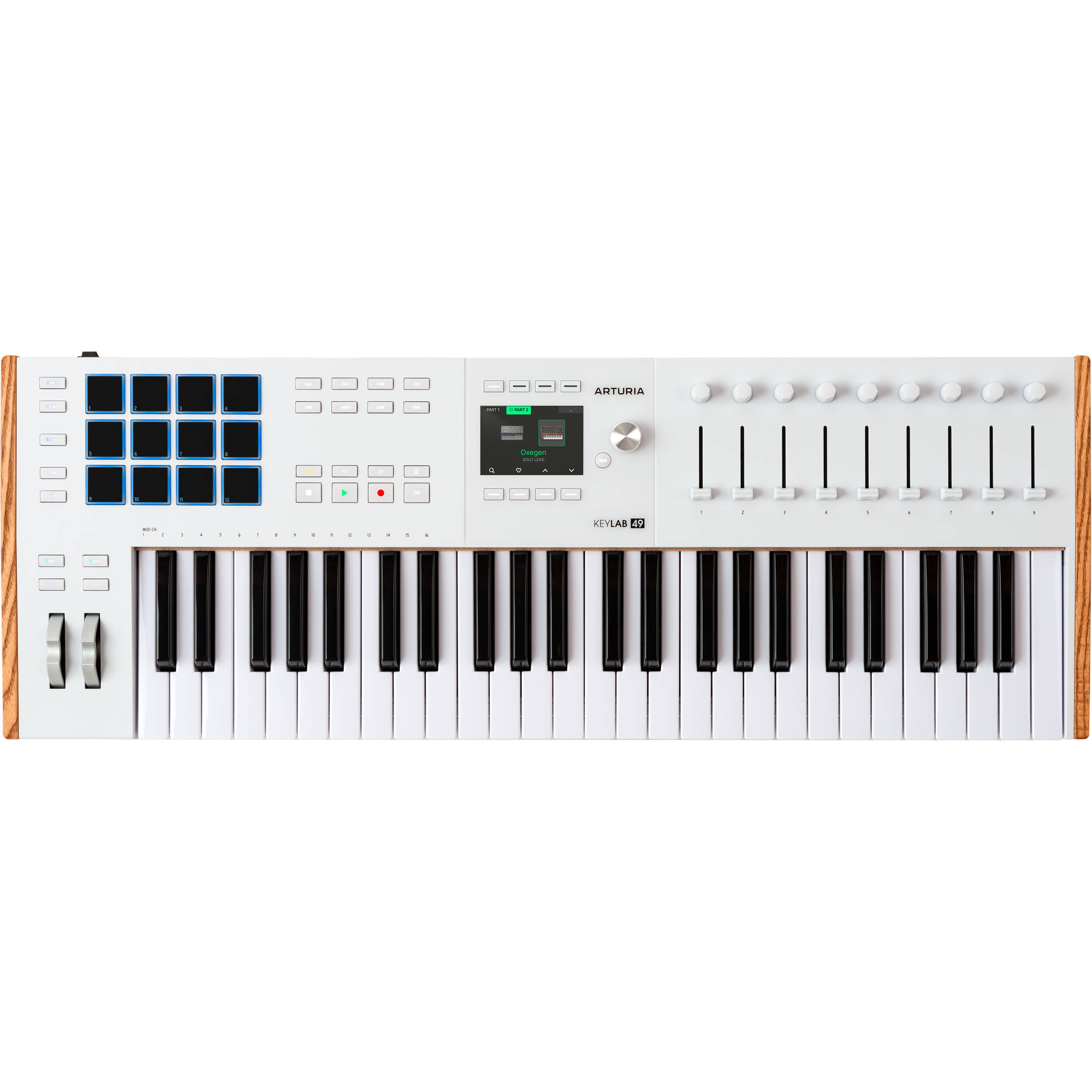 ARTURIA KeyLab 49 mk3 Professional MIDI Controller and Software (White)