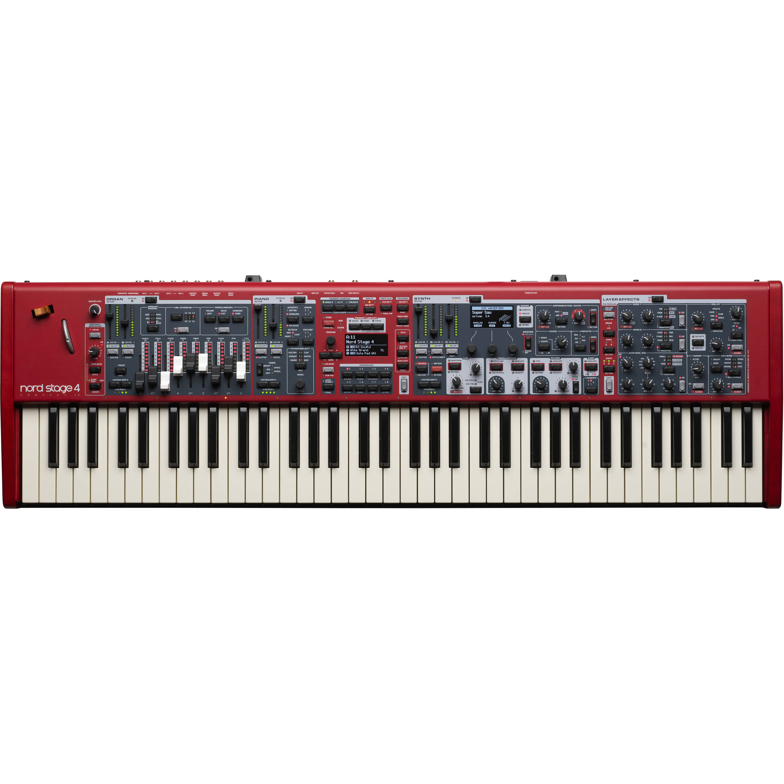 Nord Stage 4 Compact 73-Key Digital Stage Keyboard