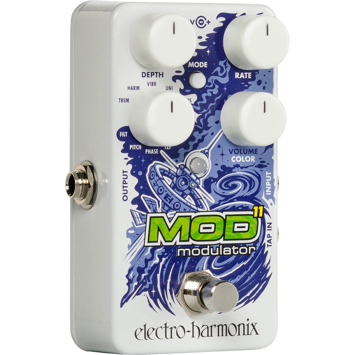 Electro-harmonix Mod11 Modulator Effects Pedal for Electric Guitar & Bass