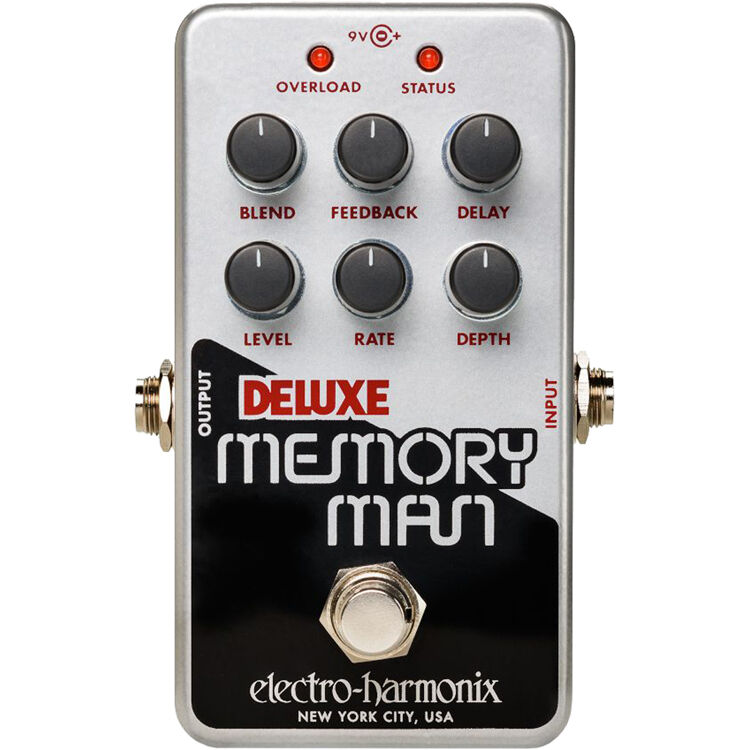 Electro-harmonix Nano Deluxe Memory Man Analog Delay/Chorus/Vibrato, 9.6Dc-200 Psu Included