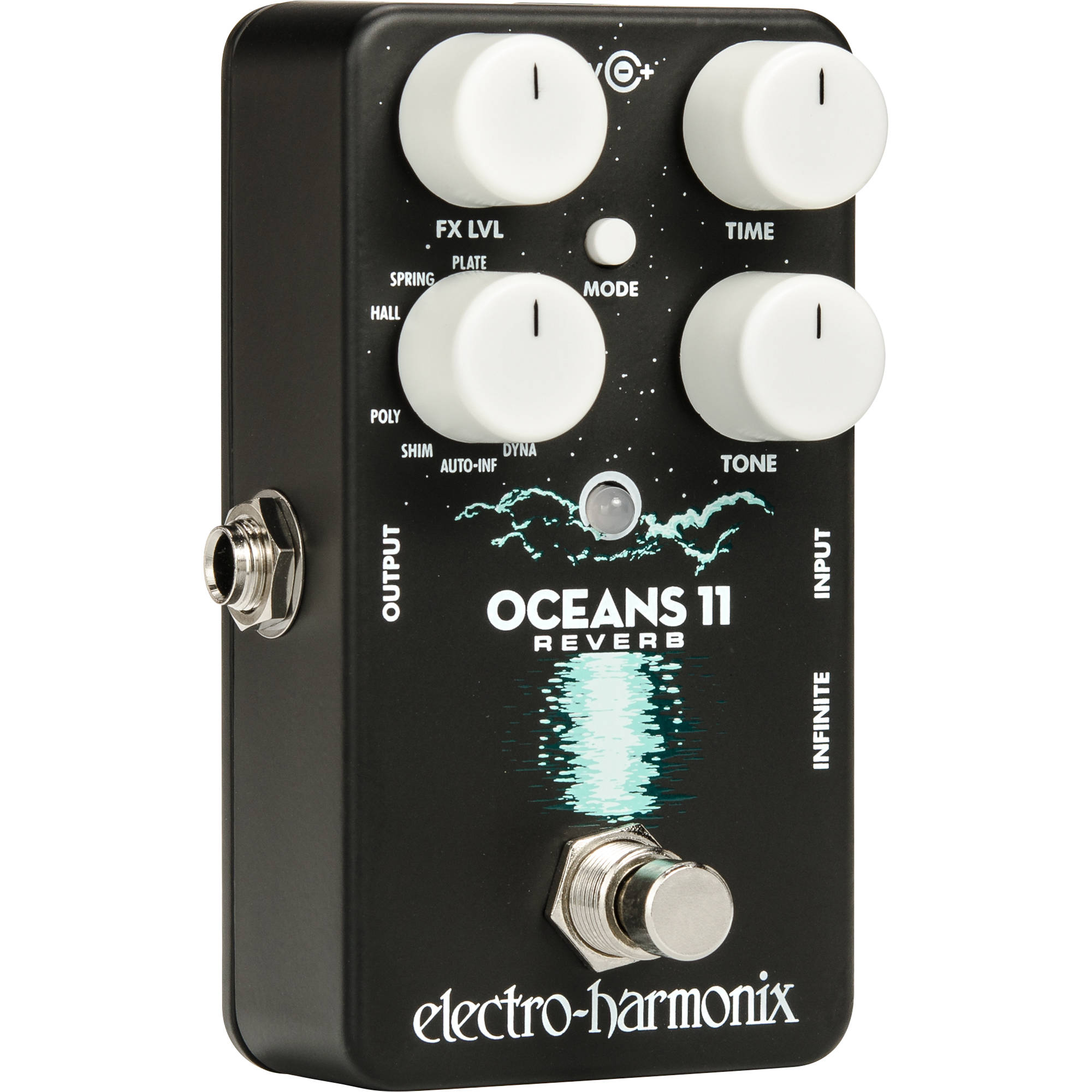 Electro-harmonix Oceans 11 Reverb Pedal for Electric Guitar