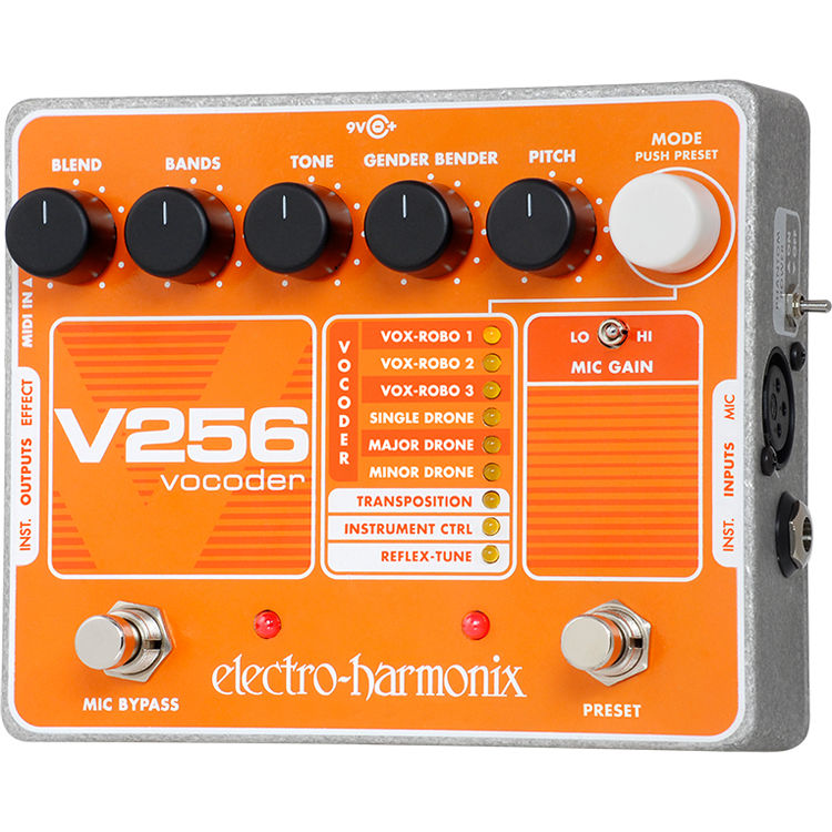 Electro-harmonix V256 Vocoder Pedal with Reflex Tune