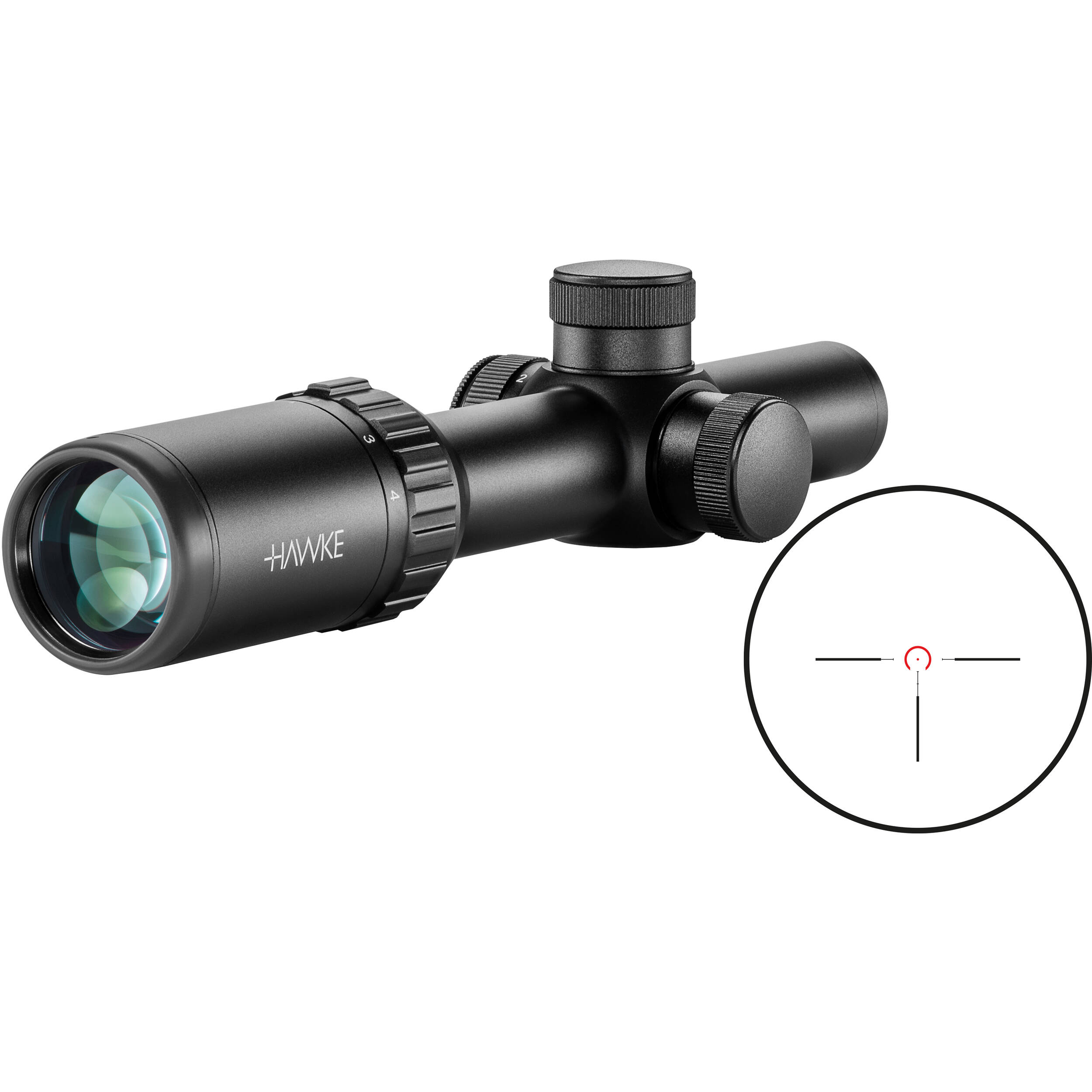 Hawke sport optics 1-4x20 Vantage IR Riflescope (Turkey Dot IR Reticle)