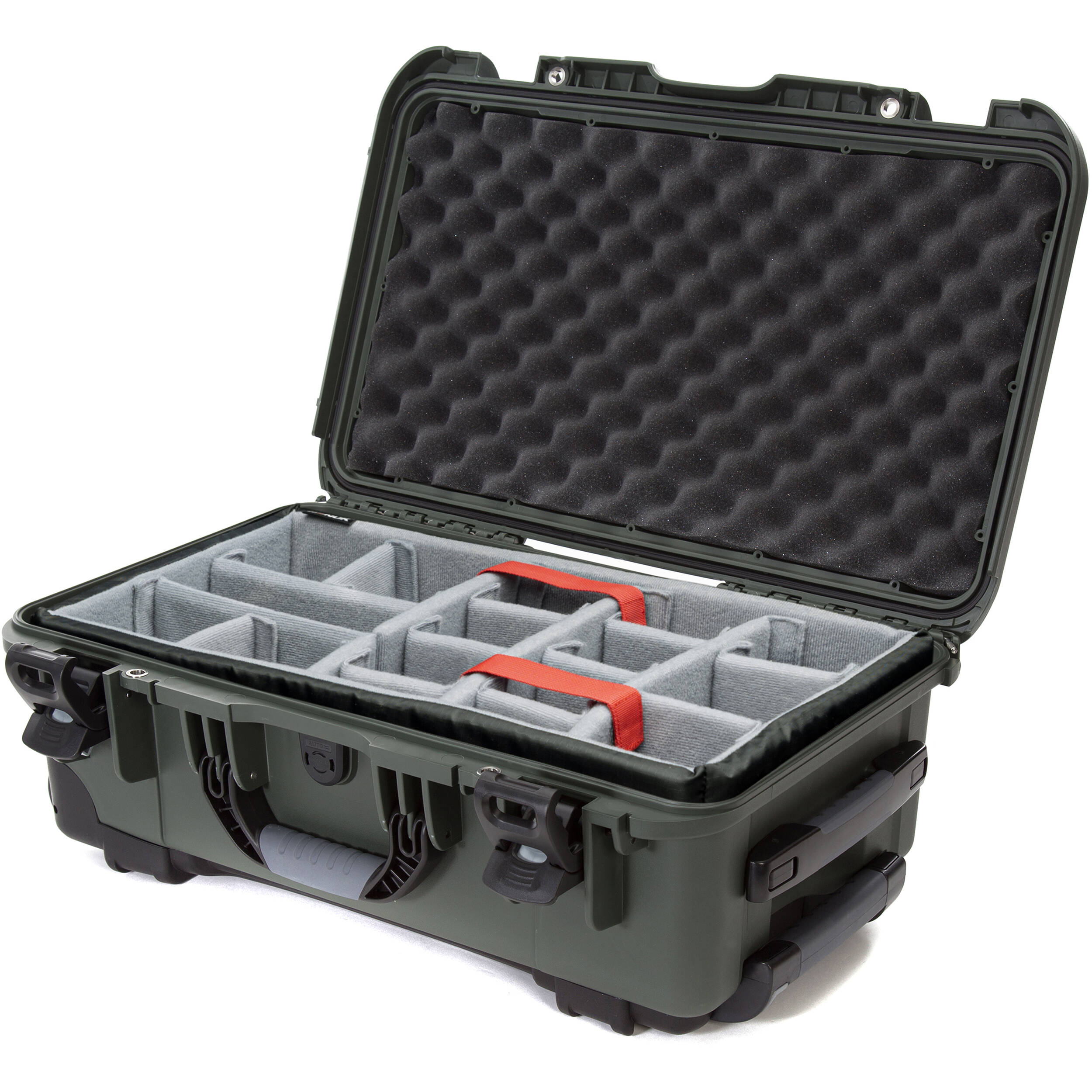 Nanuk Protective 935 Case with Padded Dividers (Olive)