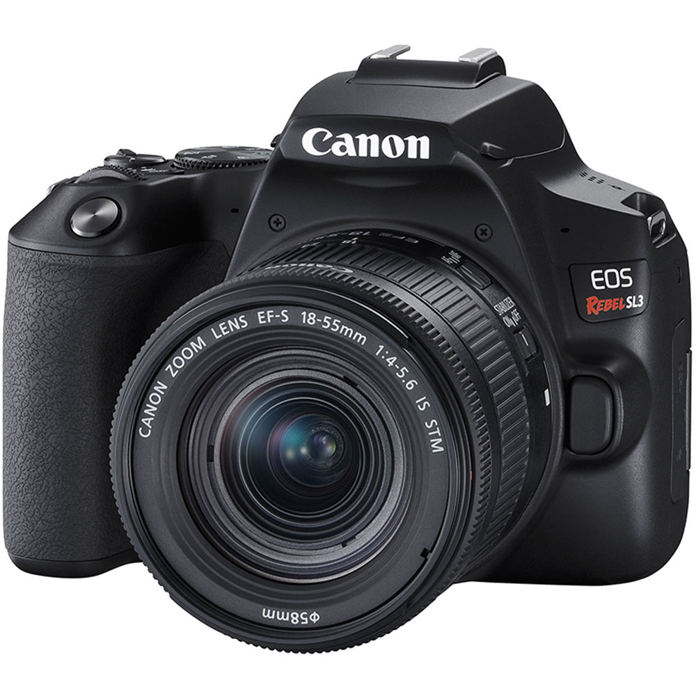 3453C002 Canon EOS Rebel SL3 DSLR Camera with 18-55mm Lens (Black