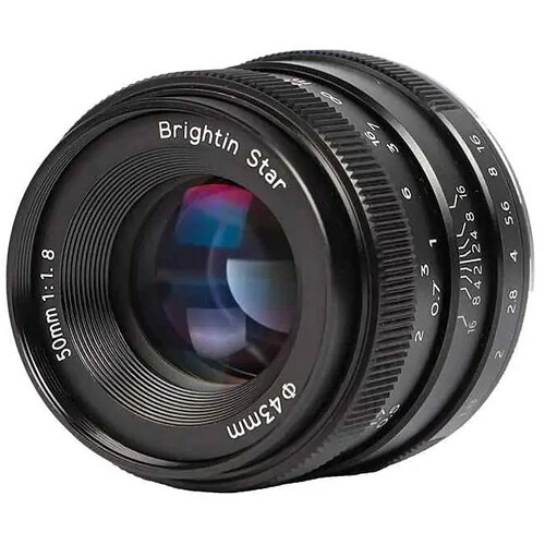 Brightin Star 50mm f/1.8 Lens (Micro Four Thirds)