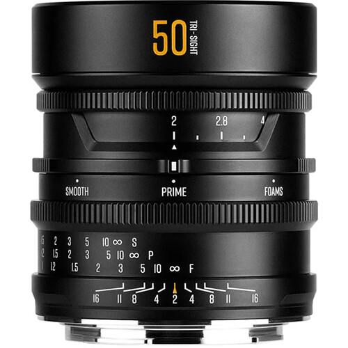 Brightin Star 50mm f/2 TRI-SIGHT Lens (Sony E)