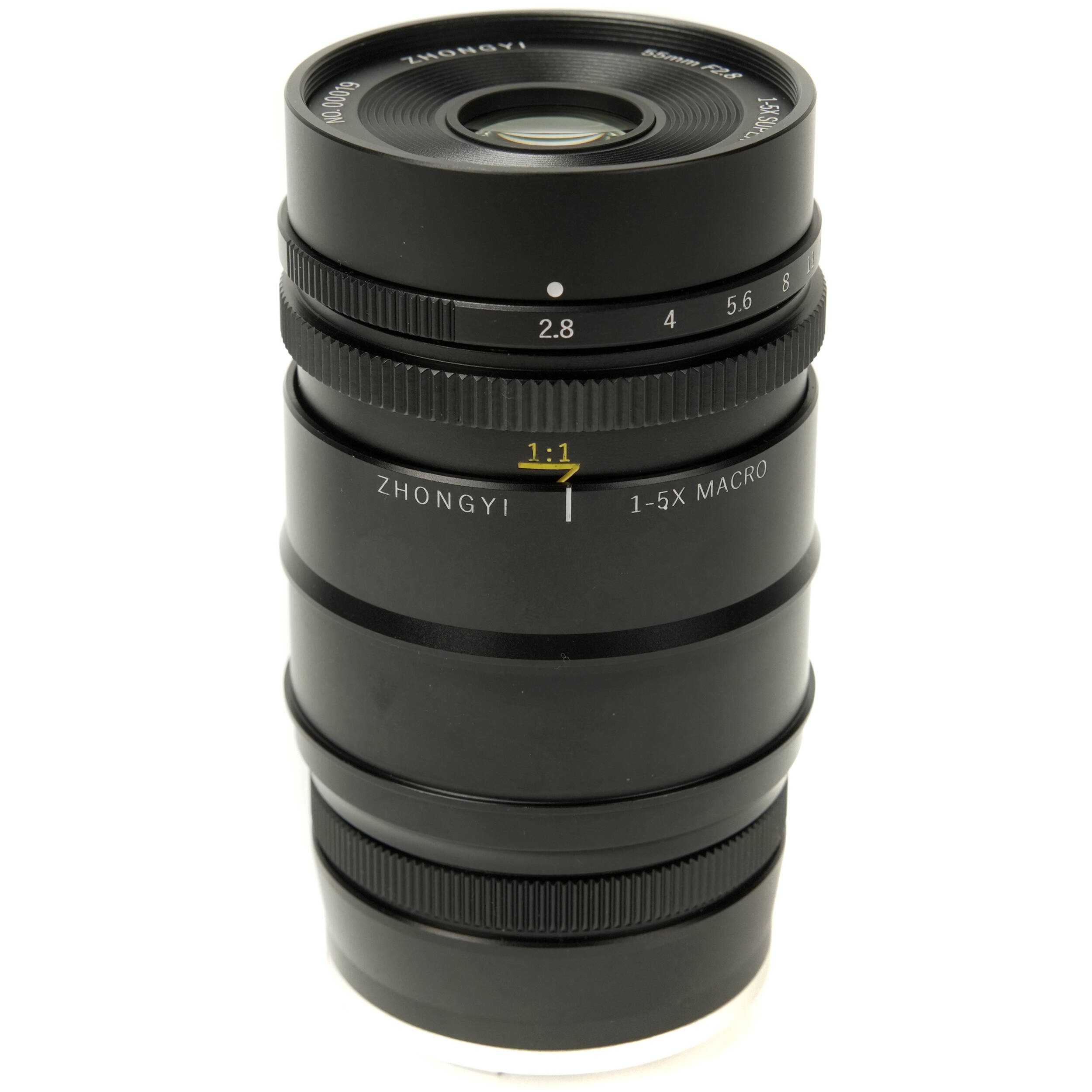 Mitakon zhongyi 55mm f/2.8 1-5x Macro Lens (L-mount)