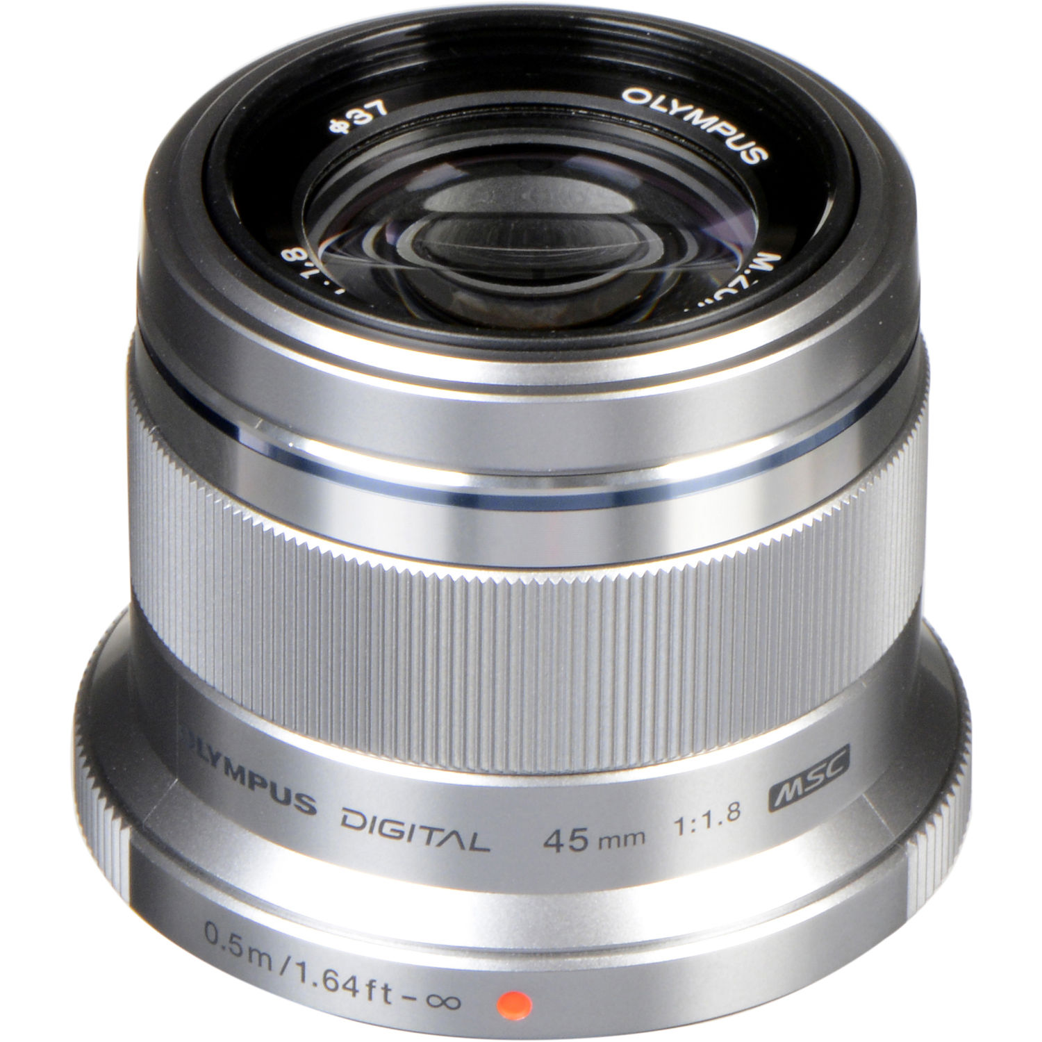 OM SYSTEM M. Zuiko Digital ED 45mm f/1.8 Lens (Silver)