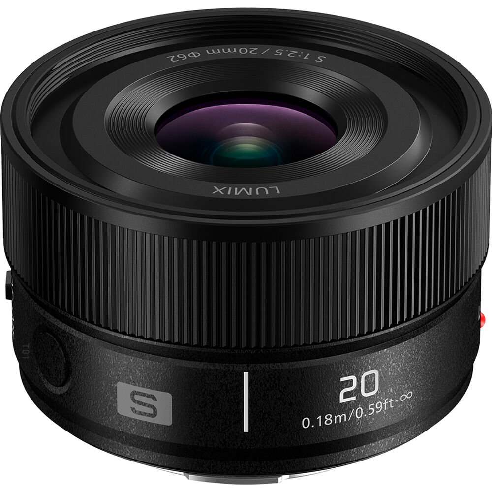 Panasonic LUMIX S 20mm f/2.5 Lens (L-Mount, Black)