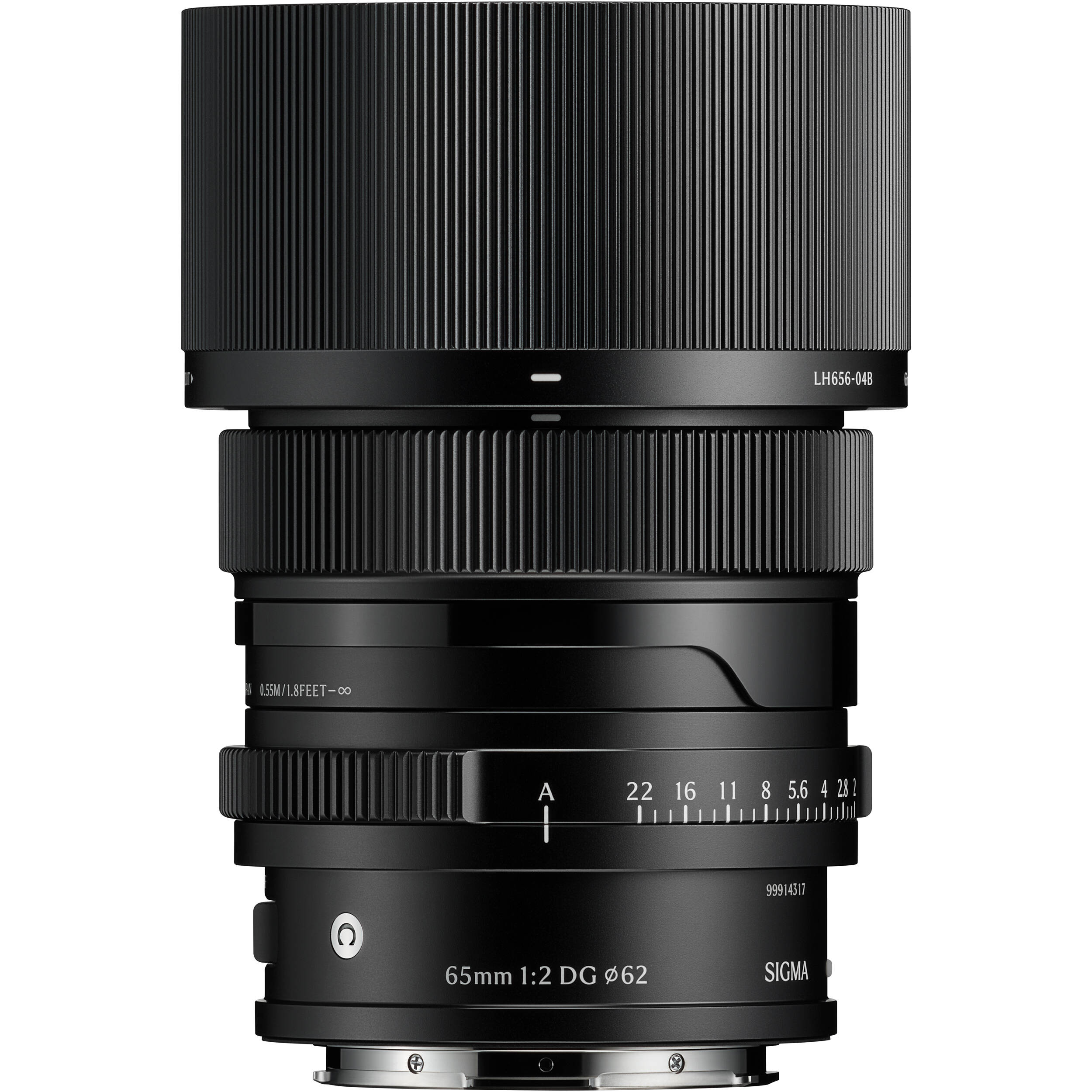 Sigma 65mm f/2 DG Contemporary Lens (L-Mount, Black)