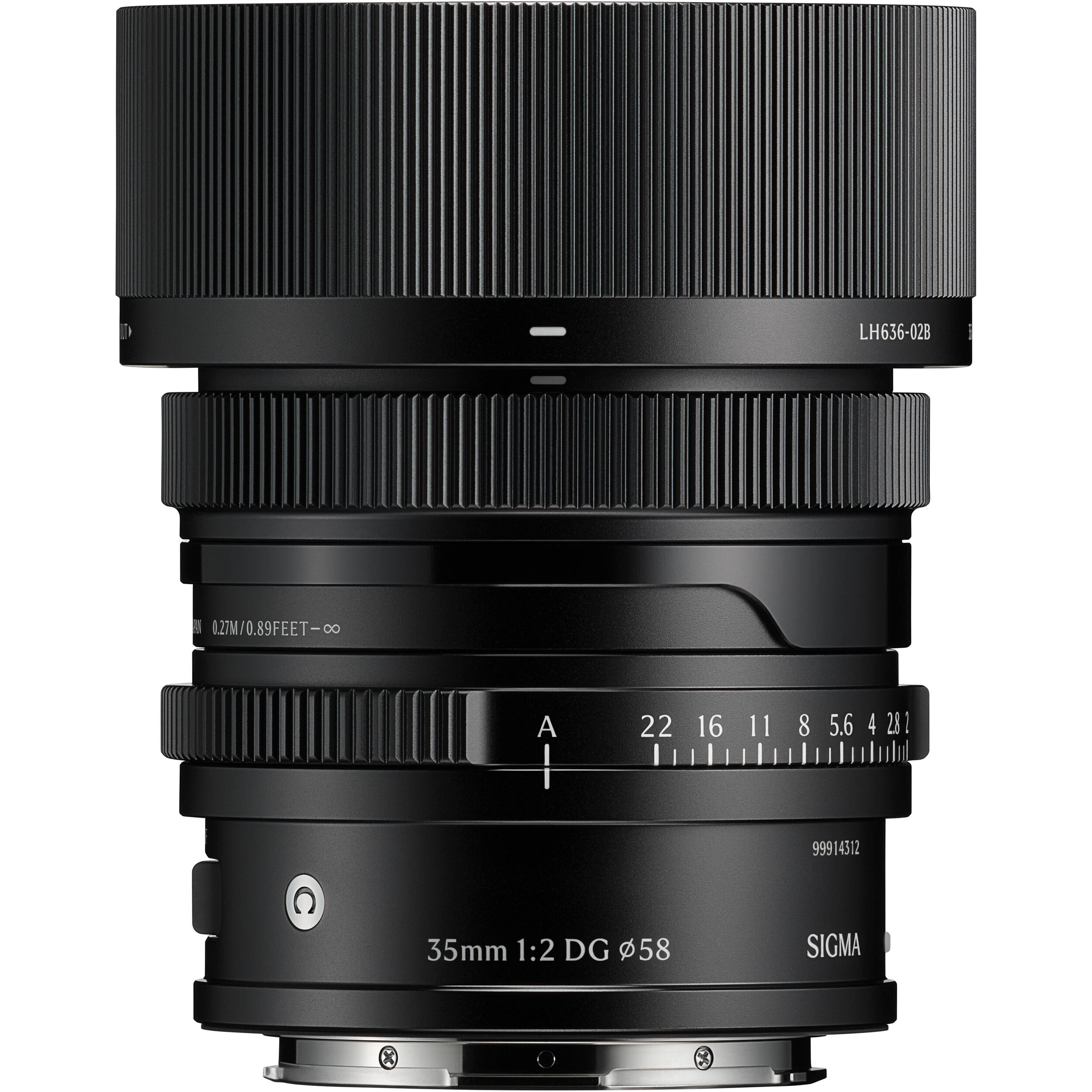 Sigma 35mm f/2 DG Contemporary Lens (L-Mount, Black)