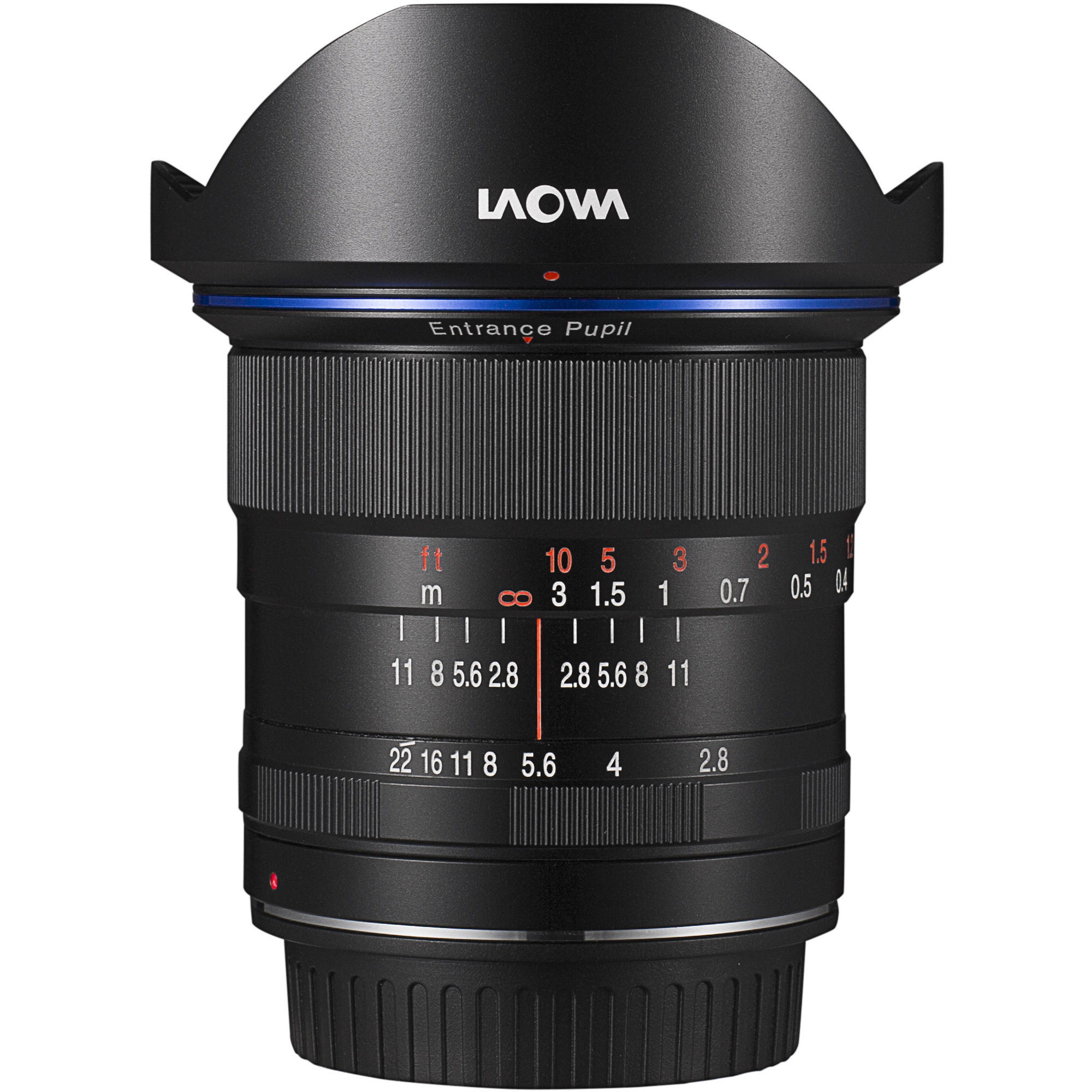Venus optics Laowa 12mm f/2.8 Zero-D Lens for Nikon F (Black)