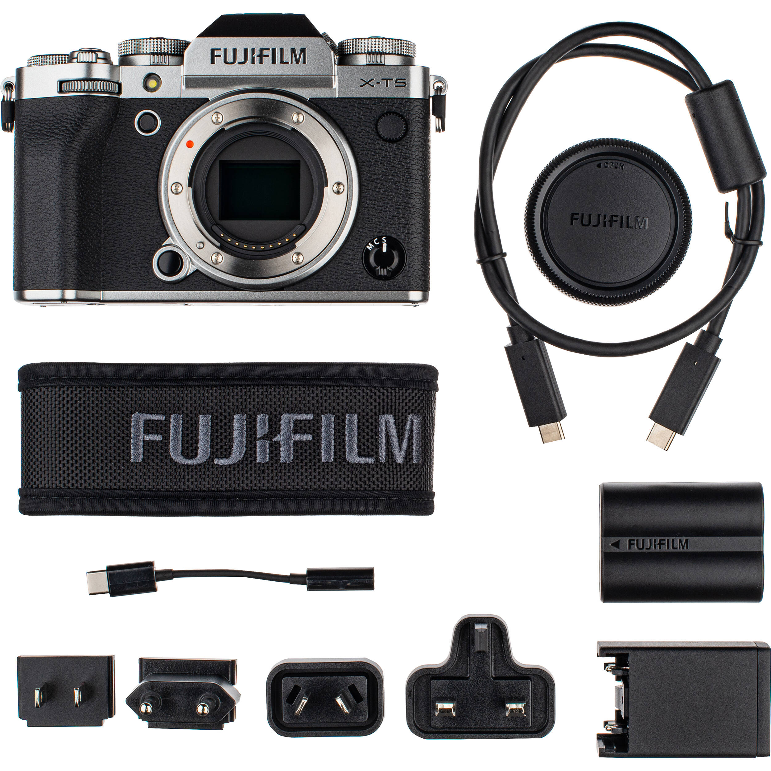 FUJIFILM X-T5 Mirrorless Camera (Silver) 16953883 Greentoe
