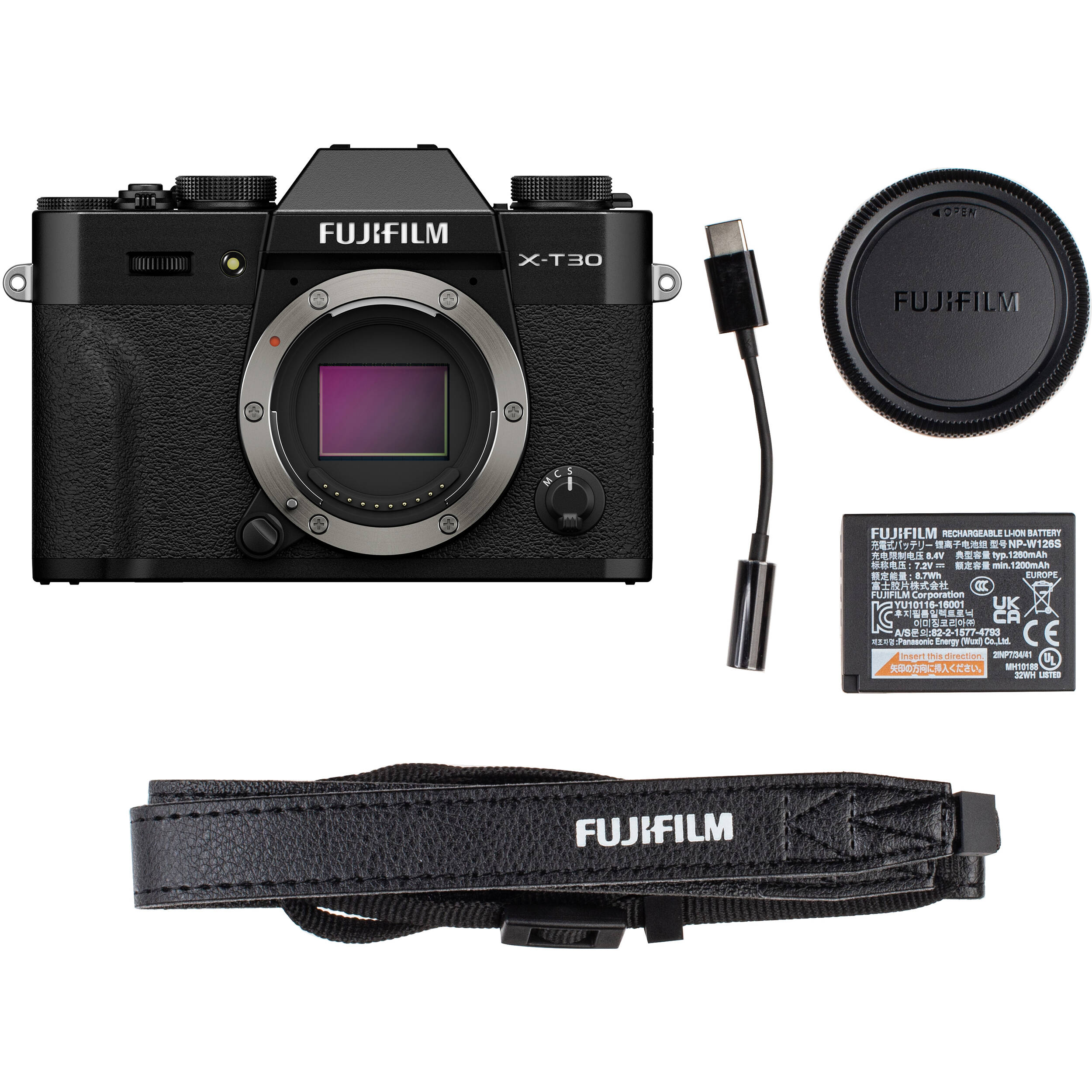 FUJIFILM X-T30 III Mirrorless Camera (Black) 16957841 Greentoe