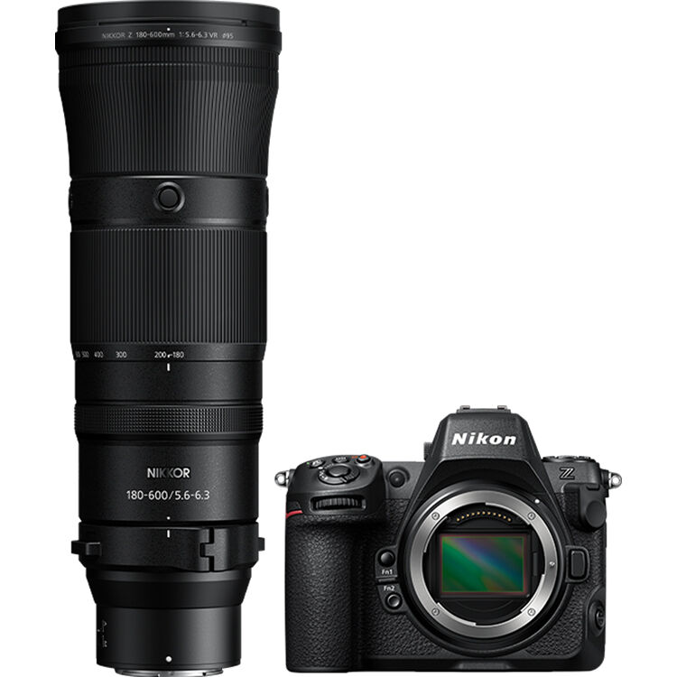 Nikon Z8 Mirrorless Camera with 180-600mm f/5.6-6.3 Lens