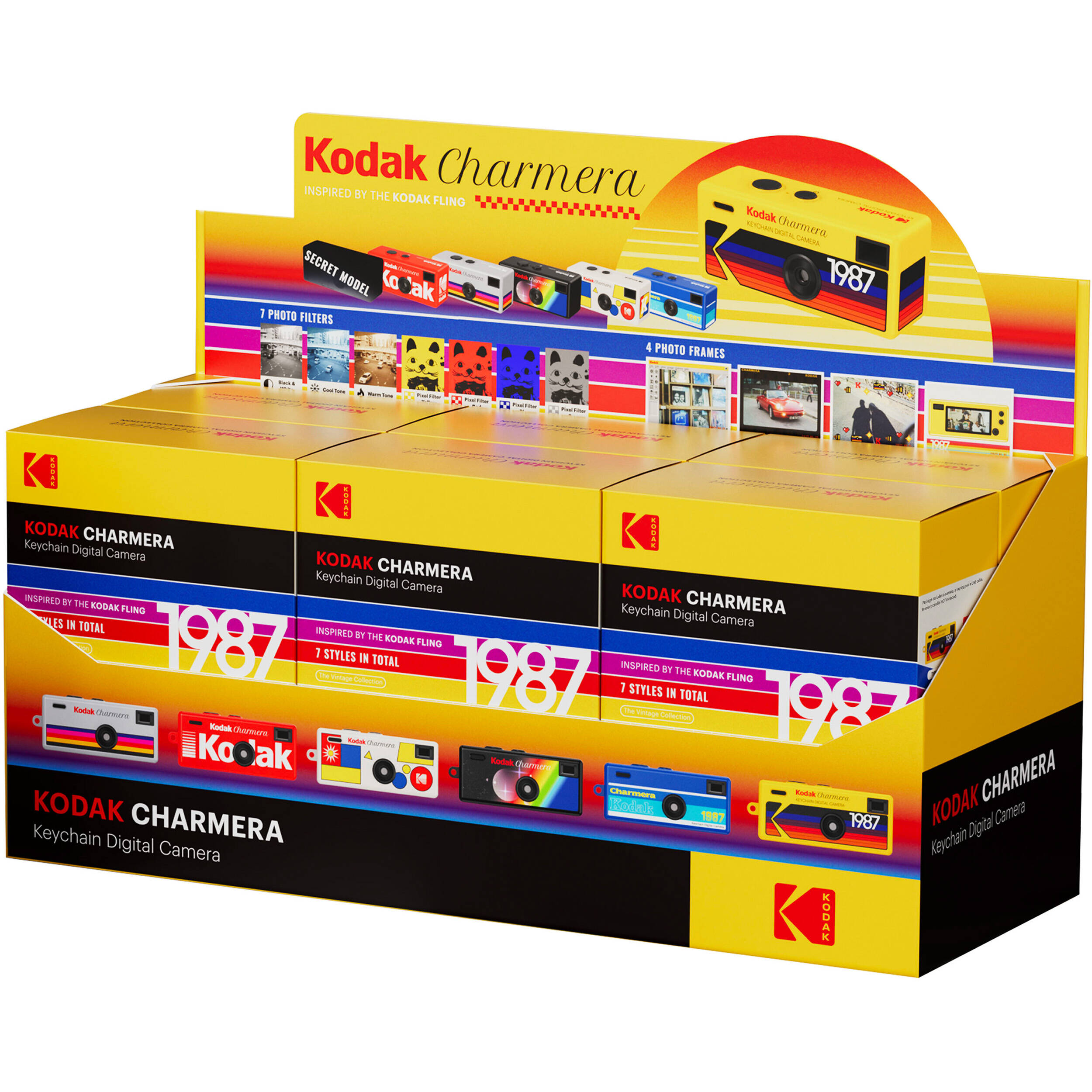 Kodak Charmera Keychain Digital Camera (6-Pack)