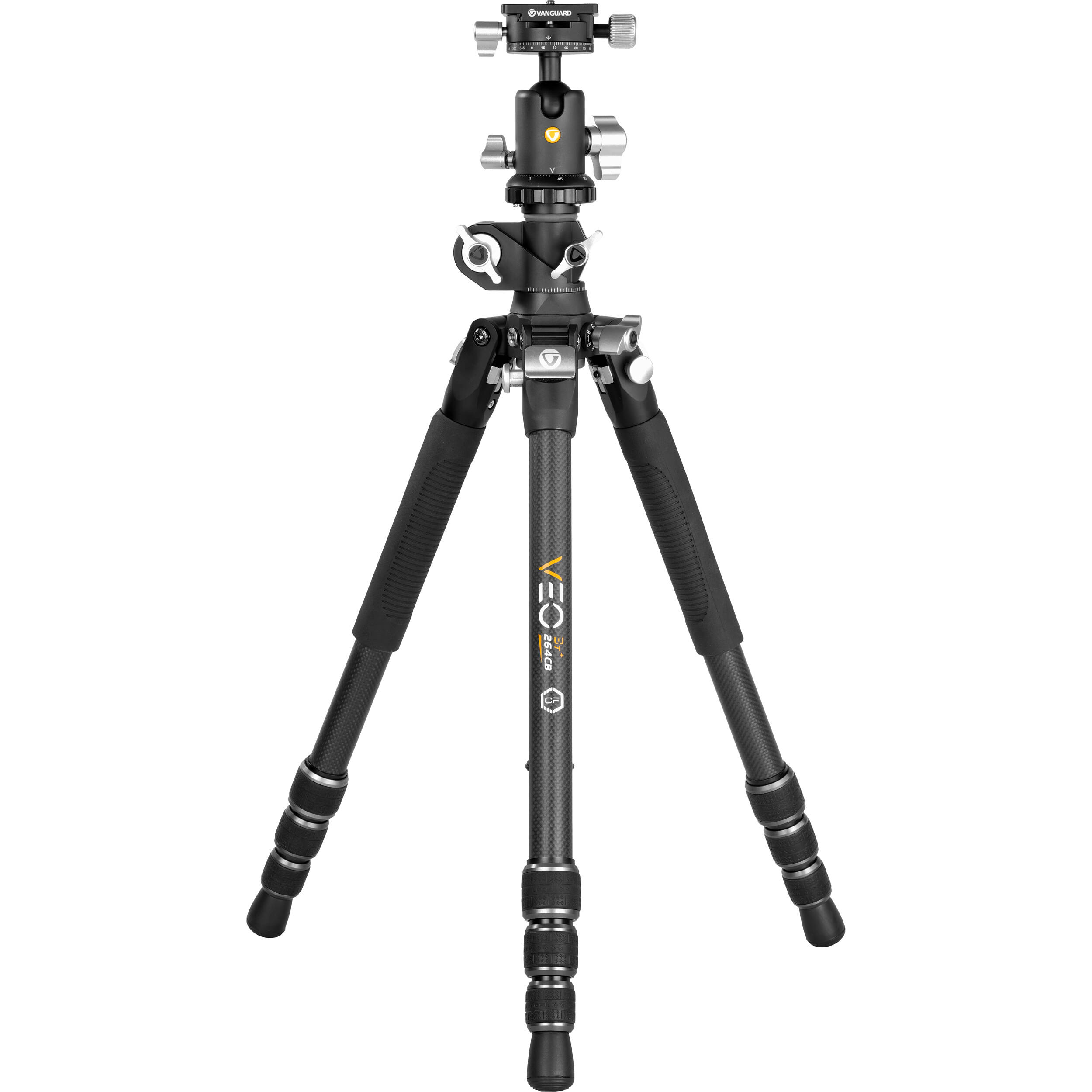 Vanguard VEO3T+264CB Carbon Fiber Travel Tripod with VEO BH-160S Ball Head and Monopod