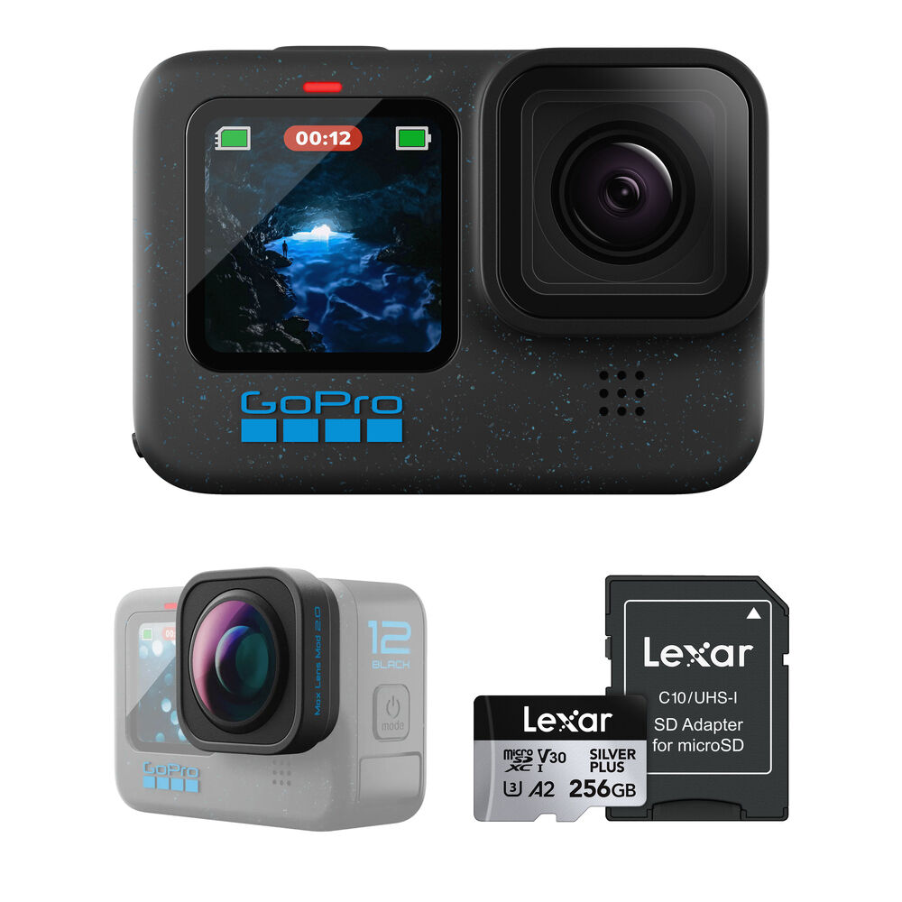 Gopro HERO12 Black with Max Lens Mod 2.0