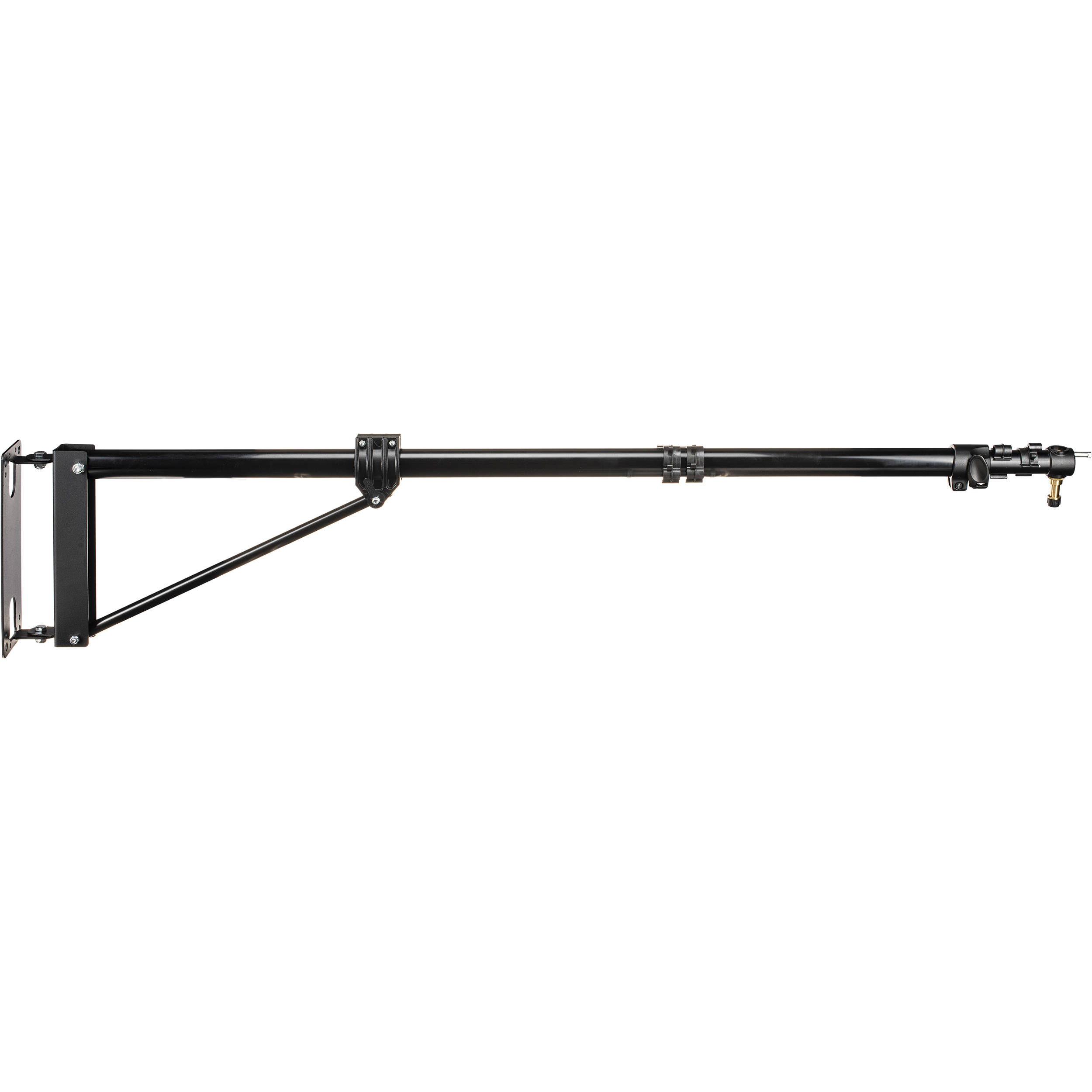 Manfrotto 098B Wall Mounting Boom Arm, Black  -  47.2-82.6"  (1.2-2.1m)
