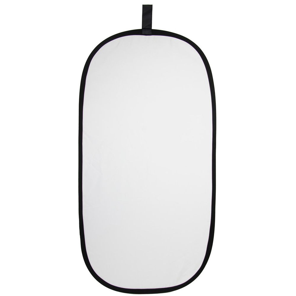 Expoimaging 2-In-1 Super Soft Collapsible Reflector (20x40", Silver/Natural White)"