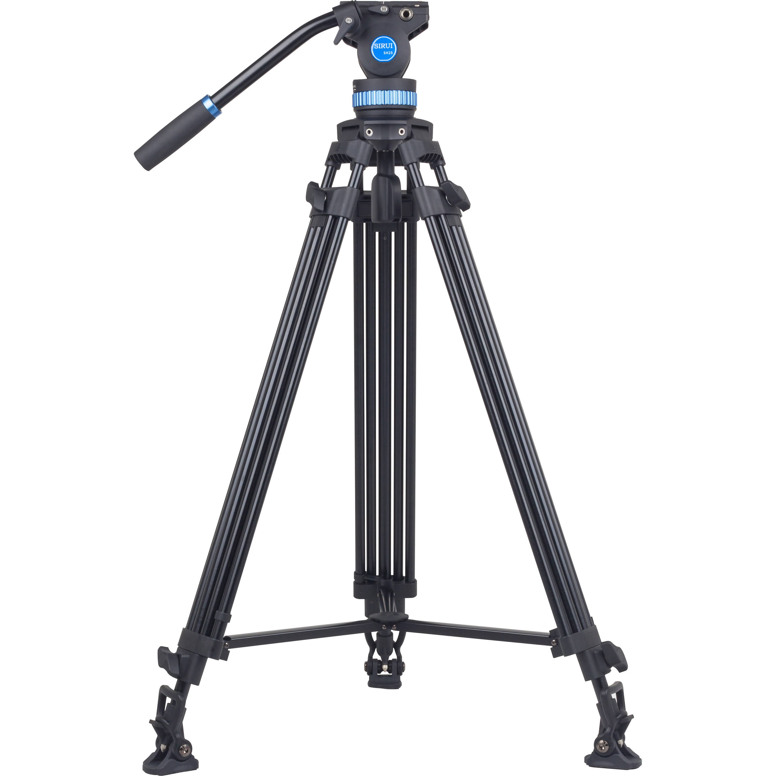 Sirui 75mm Bowl Aluminum Tripod With Fluid Head (Max Height 74.08")